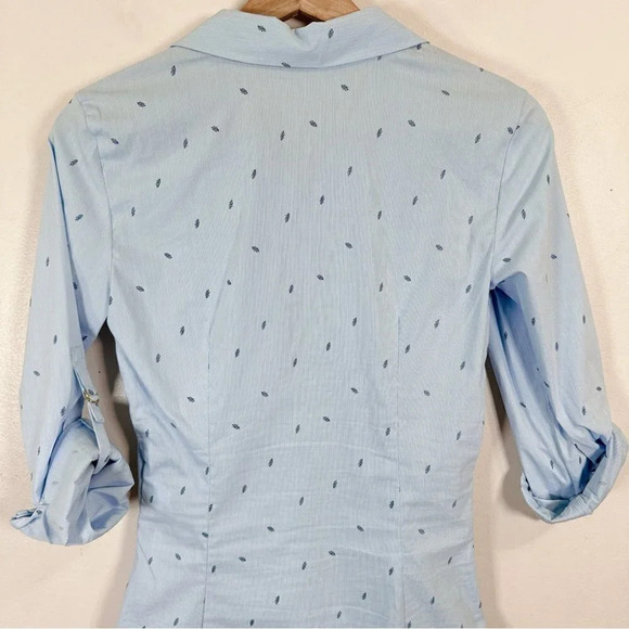 Zara Button Up  Collar Print Shirt - Picture 10 of 12